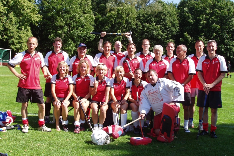 Quadtratlatschen beim D/NL-Hockeyturnier in Hannover am 13.06.2009