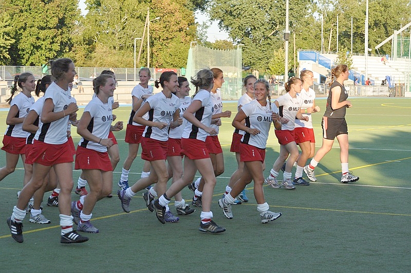 Damen beim Biundesligacup des MHC am 07.09.2012