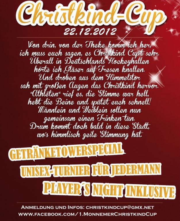 1 Monnemer Christkind-Cup