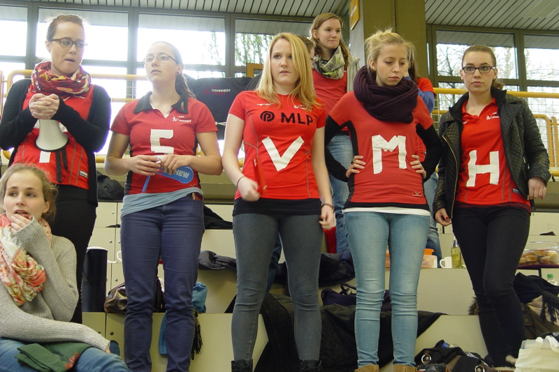 23.02.2014 Der Rest des Kaders war mit dem Fanbus mitgekommen