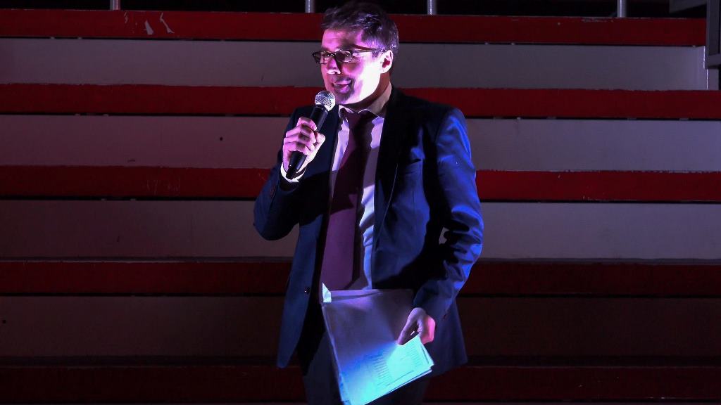 Matthias Wossidlo mit Rede