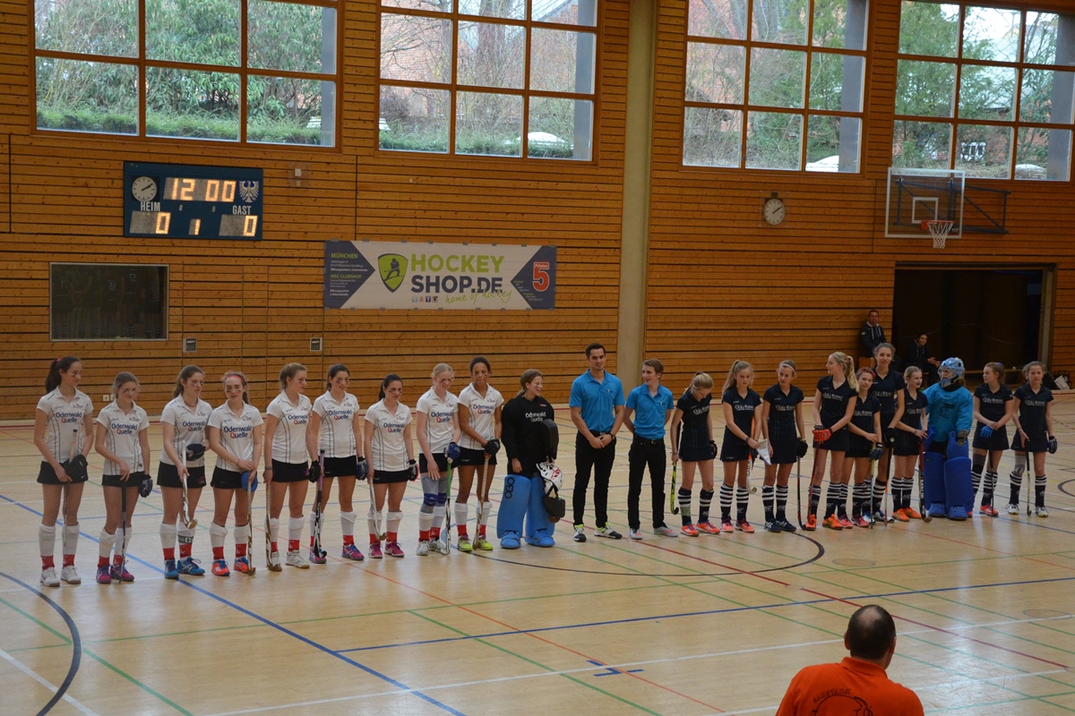 Line-up vor dem SDM-Endspiel gegen ESV München