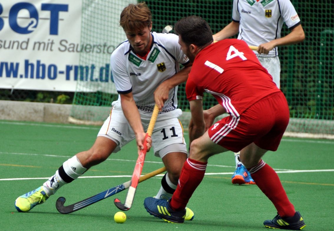 Paul Kaufmann beim U21-Länderspiel gegen England am 4.7.17