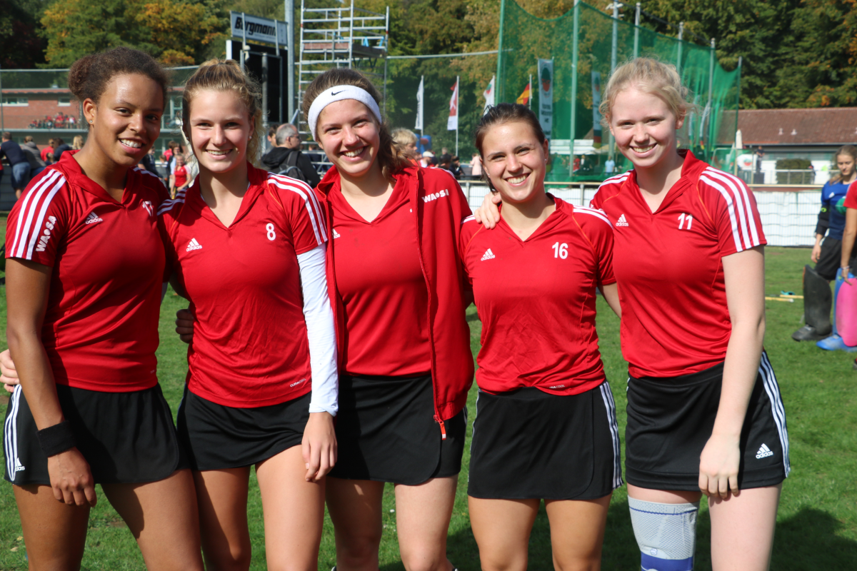 TSVMH-Mädels in der HBW-U16 bei der Hessenschild-Endrunde 2017 in Krefeld