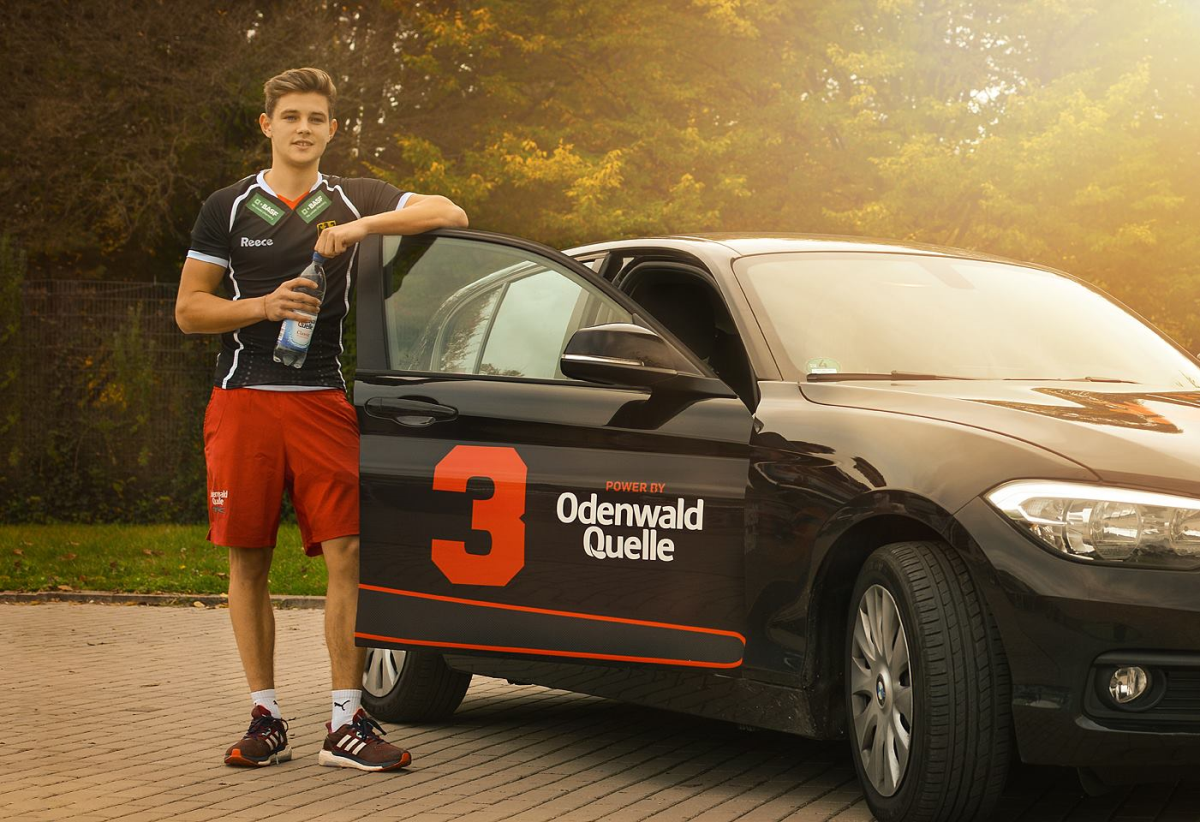 Odenwaldquelle TSVMH Autosponsoring - 3 Moritz Rothländer