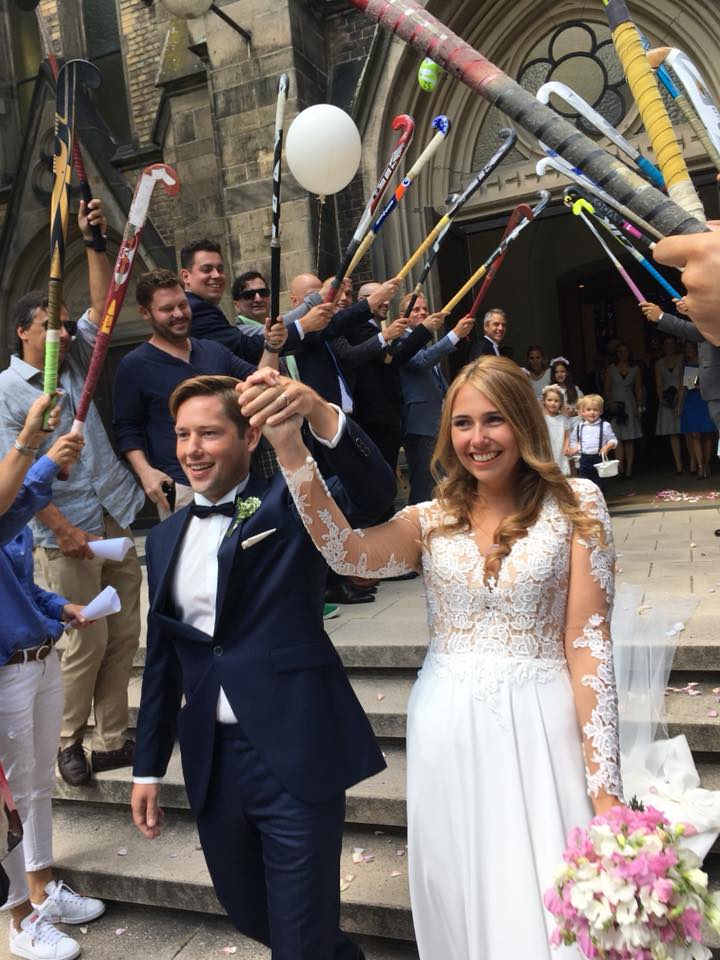 Leni & Flo vor der Matthäus-Kirche in Mannheim-Neckarau am 23.06.2018