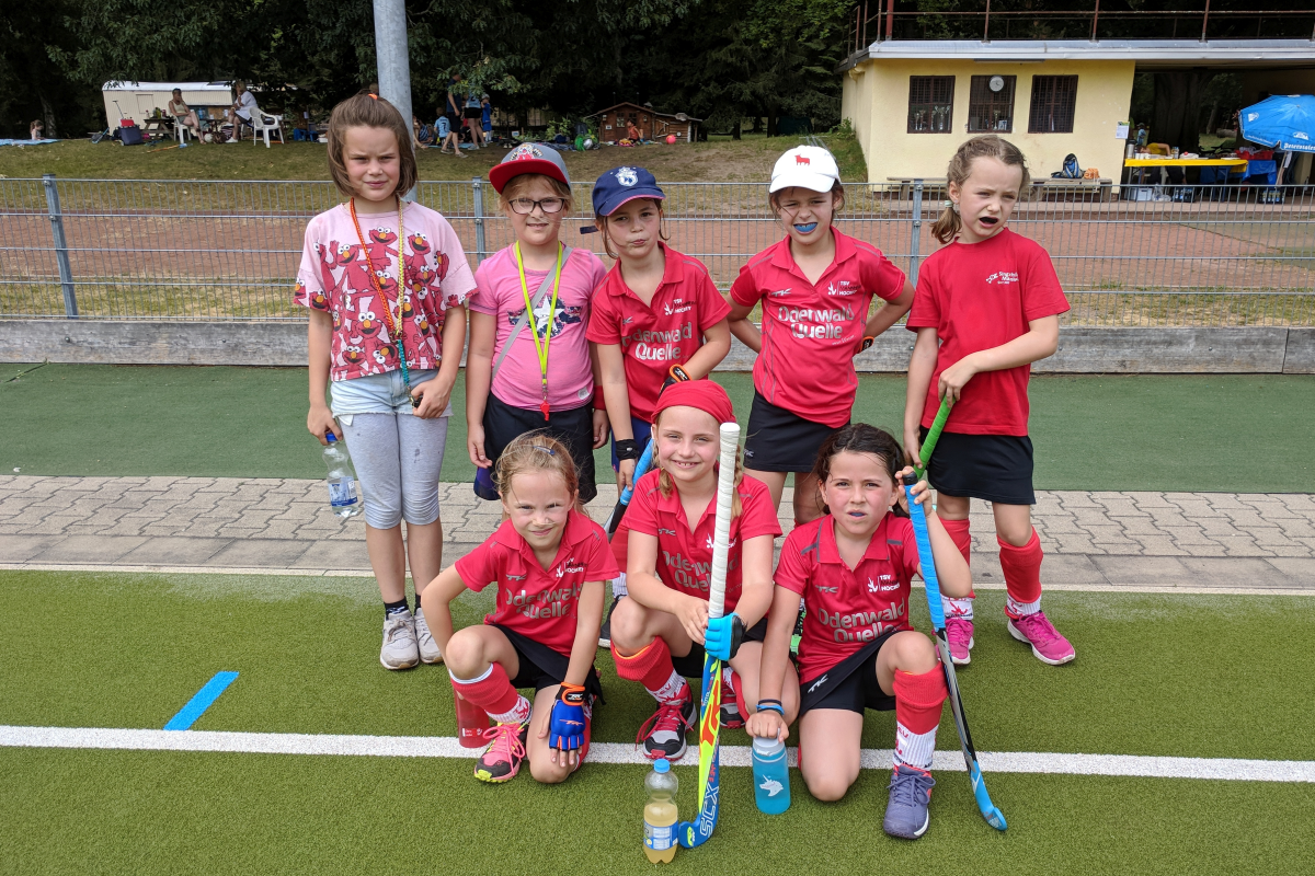 D-Mädchen beim HBW-Spieltag beim Karlsruher TV 07.07.2018