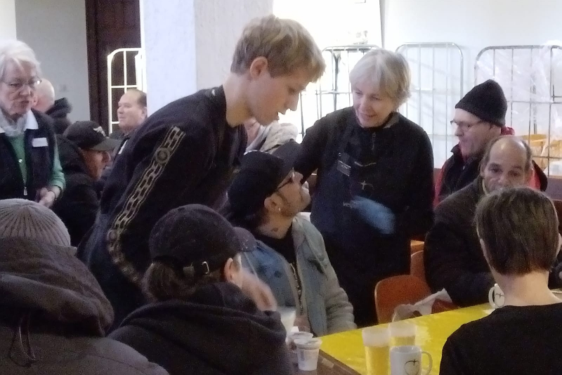 MJB bei der Vesperkirche am 26.01.2019