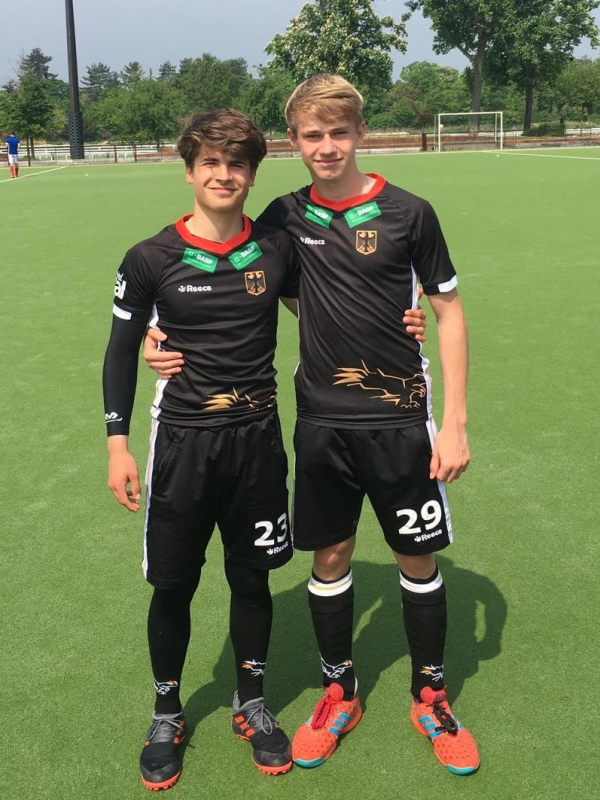 Philipp Wossidlo und Linus Beckerbauer im DHB U16-Einsatz Mai 2019 