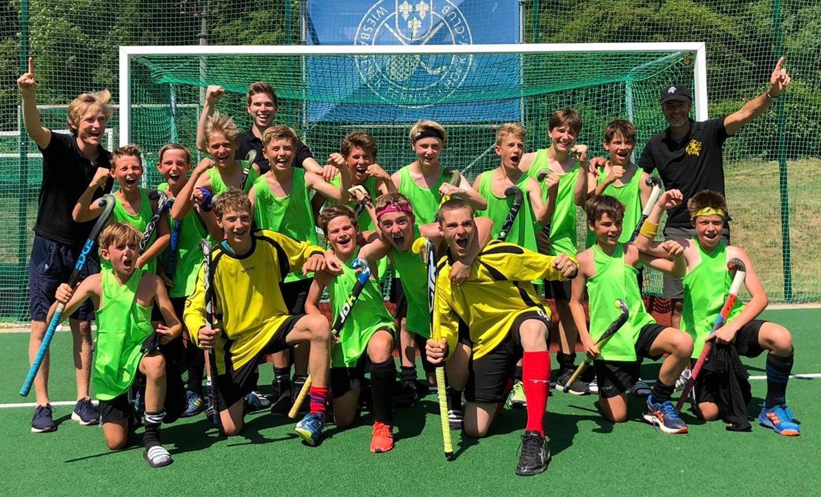 U14-Auswahl des HBW nach Gewinn des HJP-Pokal am 1. Juli 2019