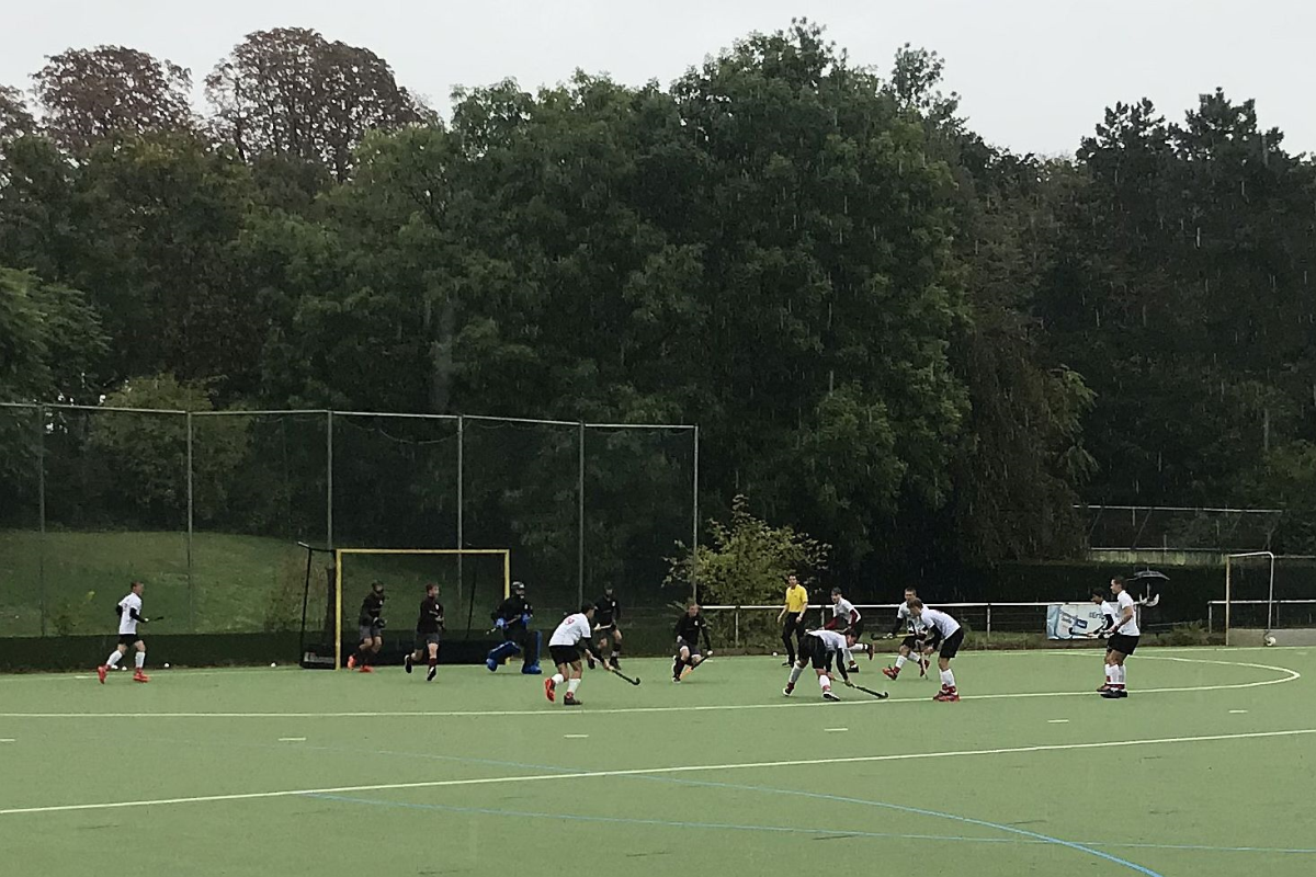 MJB bei der Strafecke im Qualispiel gegen den Münchner SC am 06.10.2019