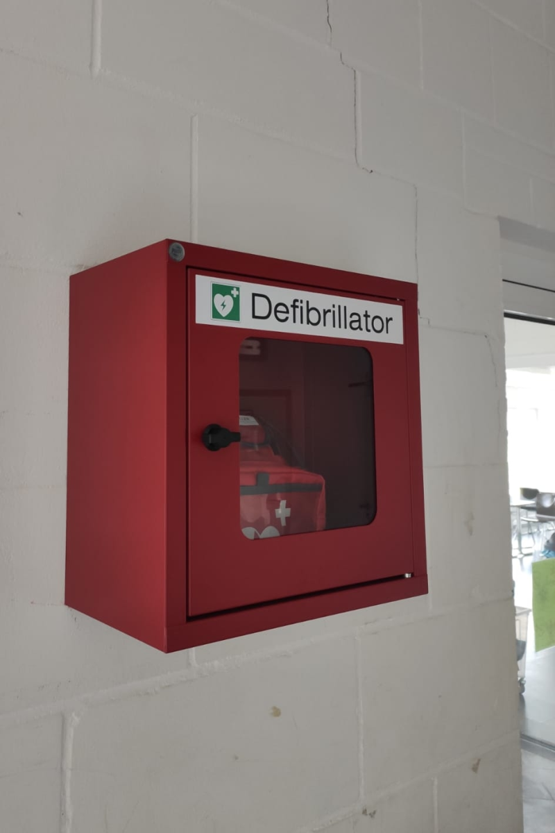 Der neue Defibrillator in der Primus Valor Arena