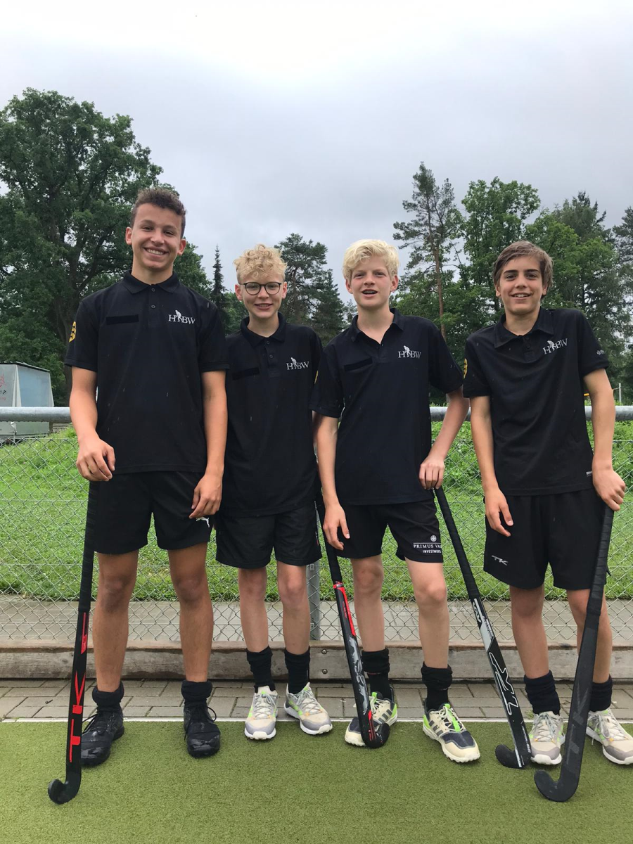 Im Bild: Ben Sudworth, Lukas Kremmling, Max Mannl und Oskar Gomes