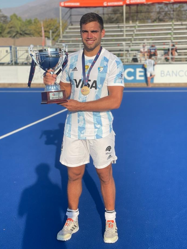 Emiliano Bosso nach Gewinn des Panam Cup 2022 mit der argentinischen Nationalmannschaft