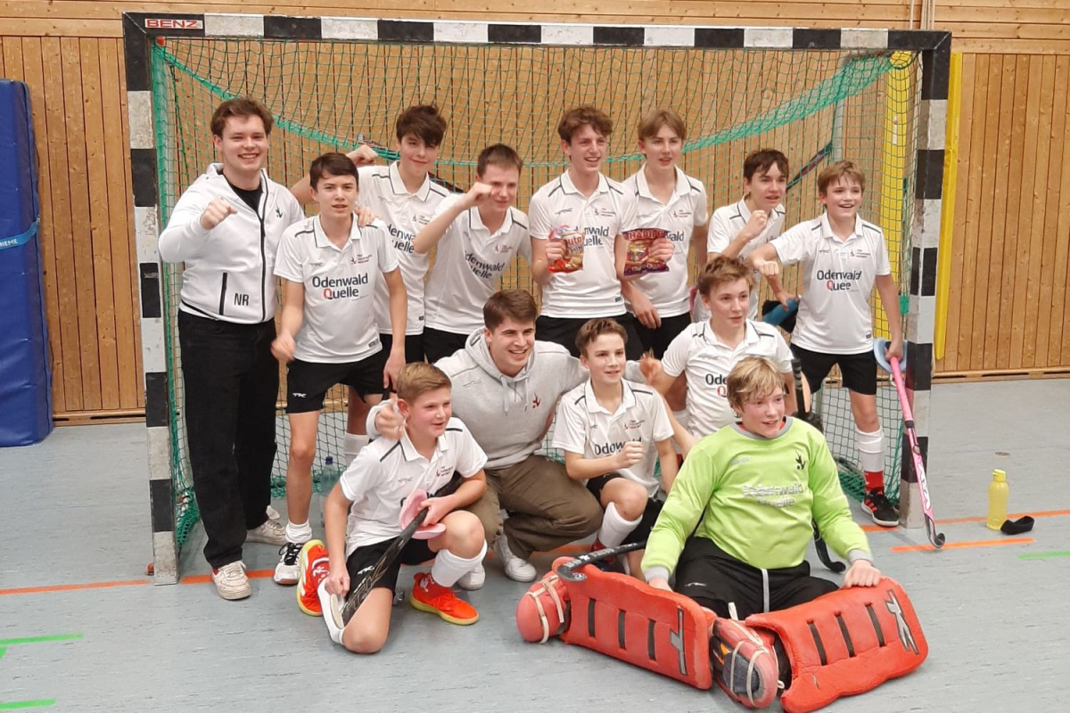 Männliche U14 Oberligamannschaft als HBW-Meister am 11.02.2023