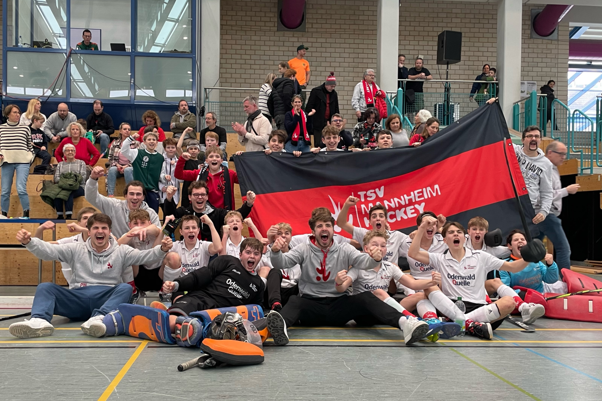 Männliche U14 des TSVMH am 19.02.2023 als Dritter der Süddeutschen in Neunkirchen qualifiziert zur Deutschen