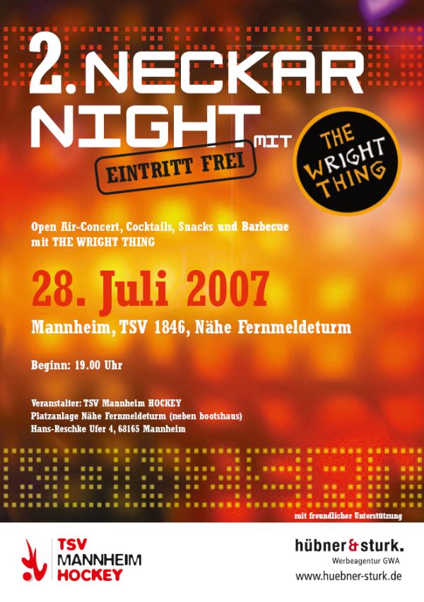 Plakat NeckarNight 2007