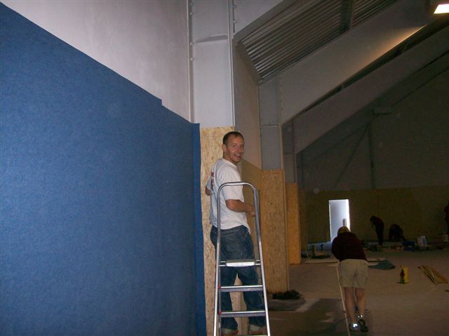 06.10. Stefan immer dabei - Ob seine Unterkonstruktionen die scharfen Schüsse aushalten? ;-)