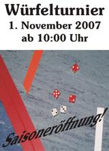 Flyer Würfelturnier 2007