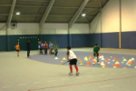 23.10. Seit gestern ist die Halle im Trainingsbetrieb - hier die C-Knaben (Anklicken für vergrösserte Ansicht)