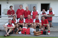 3.Herren nach dem letzten Saisonspiel gegen HC Lahr 2 am 05.07.2008 (einige Stammspieler fehlen) (Anklicken für vergrösserte Ansicht)