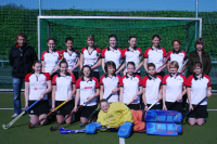 2. Damen vorm ersten Rückrundespiel beim HC Ludwigsburg am 19. April 2009 (Anklicken für vergrösserte Ansicht)