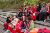 B-Mädchen beim Übernachtungsturnier in Bietigheim am 15.04.2012 (Anklicken für vergrösserte Ansicht)